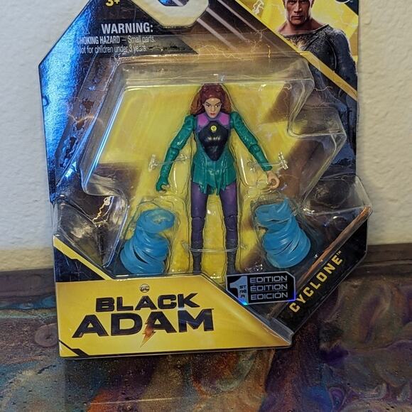 DC Comics - Black Adam - Cyclone - 4" Action Figure - Spin Master New Rare - Picture 1 of 5